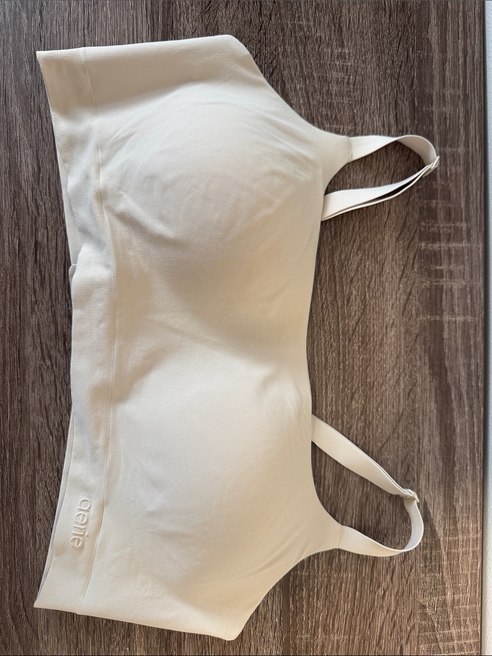 aerie Seamless Wireless Bra in Cream